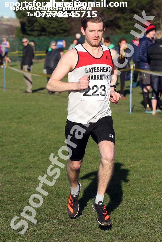 Senior mens 2020 Birtley Cross Country Relay, County Durham.  Photo: David T. Hewitson/Sports for All Pics